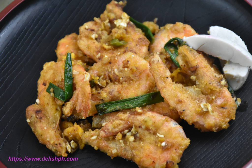 Shrimps with Salted Egg